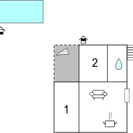 2 Bedroom Lovely Apartment In Obrovac